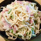 もう一品欲しい時のお手軽なスパゲッティサラダ